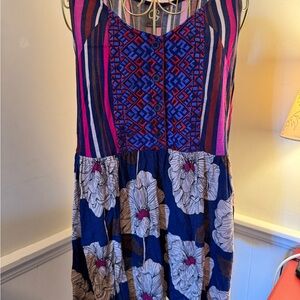 Anthropologie Multicolor Floral Tank Top